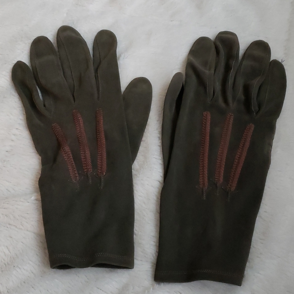 Vintage Suede Gloves